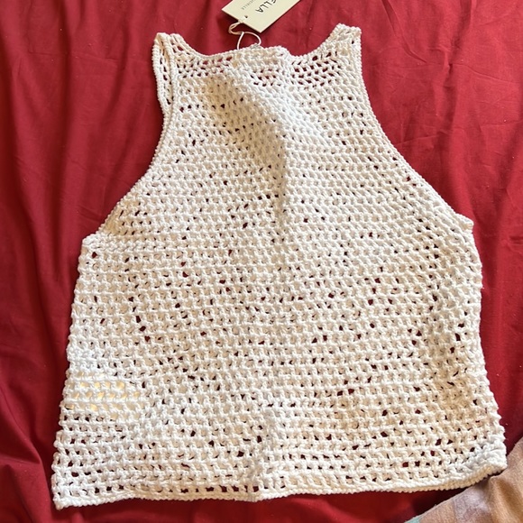 H&M White Knit Halter Top - Picture 2 of 4